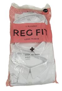 Nové - 3x bílá halenka M&S