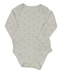 Bílé pruhované body s ovcemi Primark