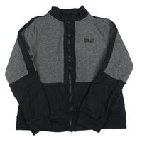 Čierno-tmavosivá prepínaci mikina Everlast