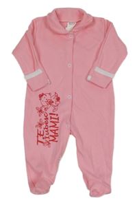 Ružový overal s miminem