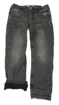 Tmavosivé podšité skinny rifle Pocopiano