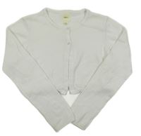 Biele svetrové prepínaci bolerko Sfera