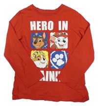 Červené triko s Paw Patrol C&A