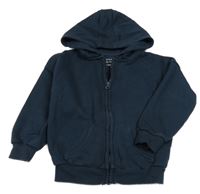 Tmavomodrá prepínaci mikina s kapucňou Primark