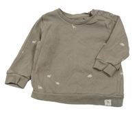 Hnedá mikina s dinosaurami George