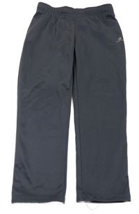 Tmavosivé športové funkčné tepláky Domyos