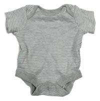 Bílo-šedé pruhované body F&F