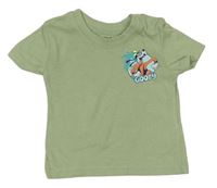 Zelené tričko s Goofym Primark