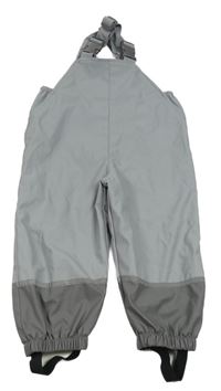 Světlešedé voděodolné laclové kalhoty Kiki&Koko