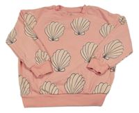 Ružová mikina s mušlemi M&S