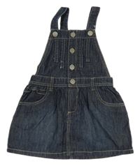 Tmavomodré rifľové na traké šaty Obaibi