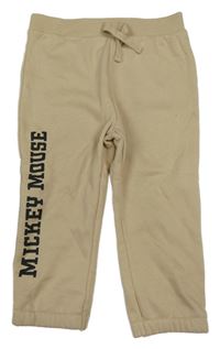 Béžové tepláky s nápisem Primark