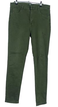 Dámske khaki skinny rifle zn. Toxic3