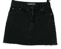 Dámska čierna rifľová sukňa Topshop