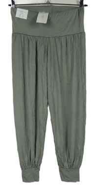 Nové - Dámské šedé harémové capri kalhoty New Look 