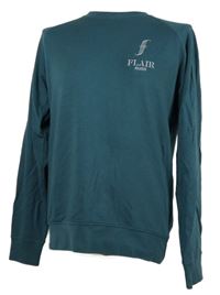 Pánska petrolejová mikina s nápisom