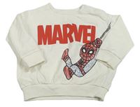 Biela mikina so Spider-manem George