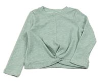 Světlemodro-sivo-biela melírovaná mikina Topolino