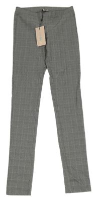 Nové - šedo-černé kostkované skinny kalhoty KIDS ONLY