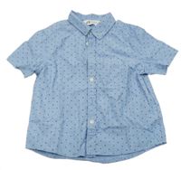 Svetlomodrá bodkovaná á košeľa H&M