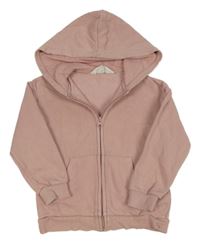 Svetloružová prepínaci mikina s kapucňou H&M