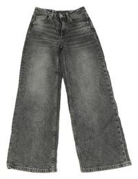 Šedé široké rifle H&M