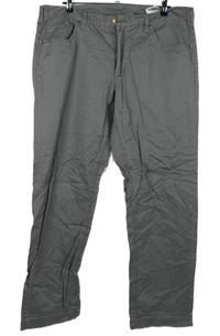 Dámské šedé plátěné kalhoty Bonprix vel. 56