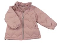 Ružová prešívaná šušťáková zimná bunda name it.