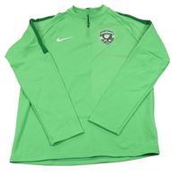 Zelené funkční triko s potiskem Nike
