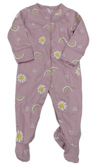 Světlefialový overal s kytičkami V by Very