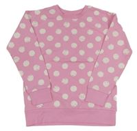 Ružová bodkovaná á mikina Dunnes