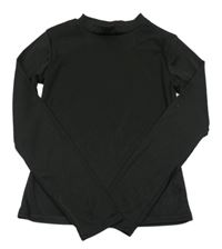 Čierne rebrované tričko Y.F.K.