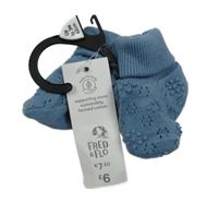 Nové - Modrošedé pletené perforované capáčky F&F