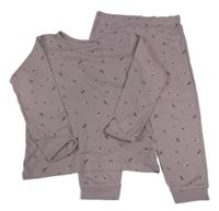 Levandulové květované pyžamo George