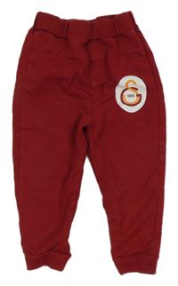 Bordó futbalové tepláky s potiskem - Galatasaray Lc waikiki