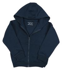 Tmavomodrá prepínaci mikina s kapucňou Primark