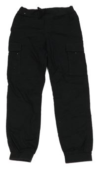 Černé cargo cuff rifle H&M