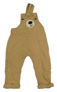 Béžové na traké tepláky s medvěďom H&M