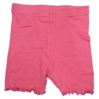 Ružové rebrované elastické kraťasy zn. Primark
