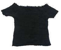 Čierne žabičkové tričko Primark
