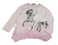 Světlerůžová tunika s koníky Miss Melody 