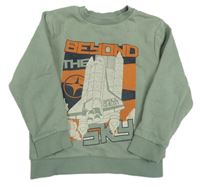 Khaki mikina s raketou Orchestra