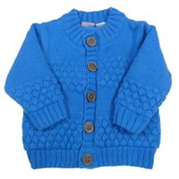 Modrý prepínaci podšitý zateplený sveter Lupilu