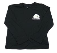 Čierne tričko s obrázkom Pocopiano