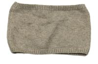 Béžová pletená čelenka