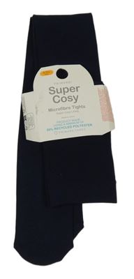 Nové - Tmavomodré silonové pančuchy Primark