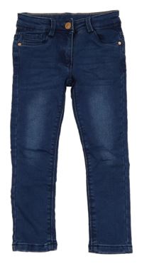 Tmavomodré teplákové rifle Topolino