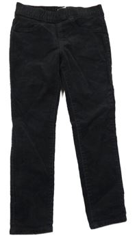Tmavosivé menšestrové elastické nohavice H&M