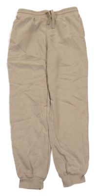 Béžové cuff tepláky H&M