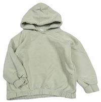 Béžová oversize mikina s kapucňou ZARA